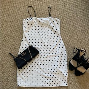 Fitted Pokla Dot Dress